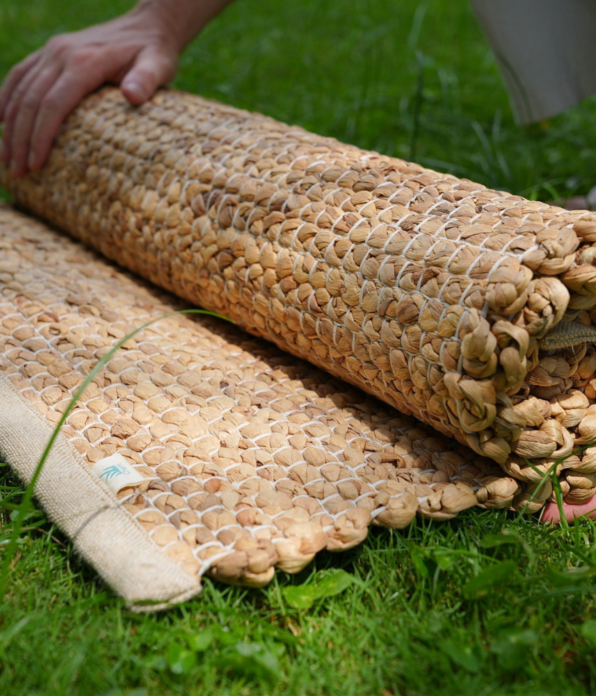 Thảm tập yoga từ lục bình Chạm Tapas