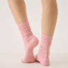 Scrunch Grip Socks - Pink - 1