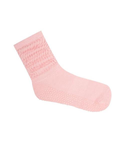 Scrunch Grip Socks - Pink - 2
