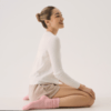 Scrunch Grip Socks - Pink - 4